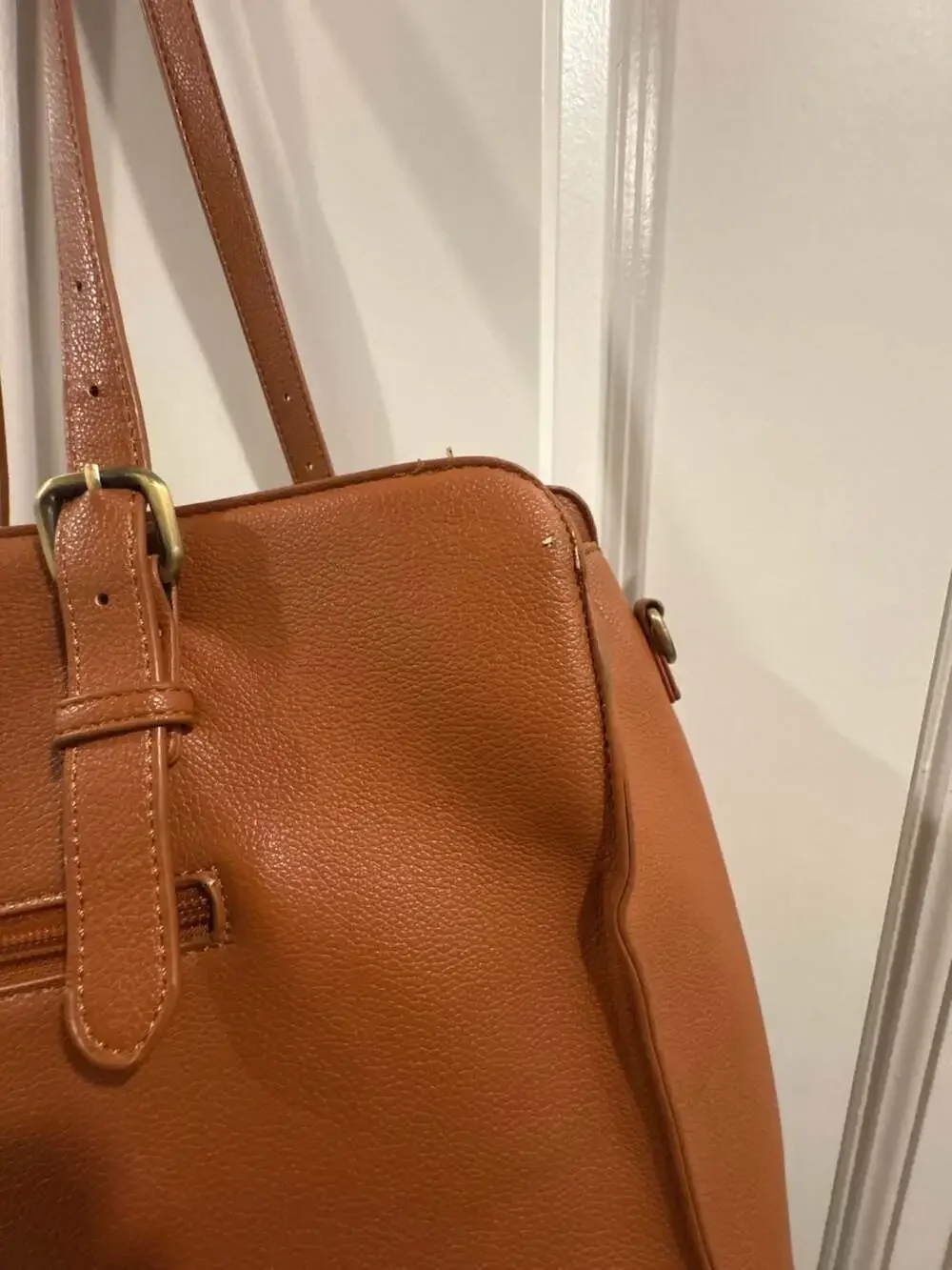 Ecosusi Women's Laptop Work Tote Briefcase in Cognac